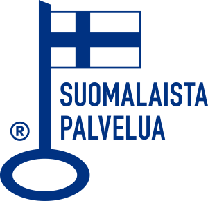 Suomalaista palvelua -avainlippu -symboli